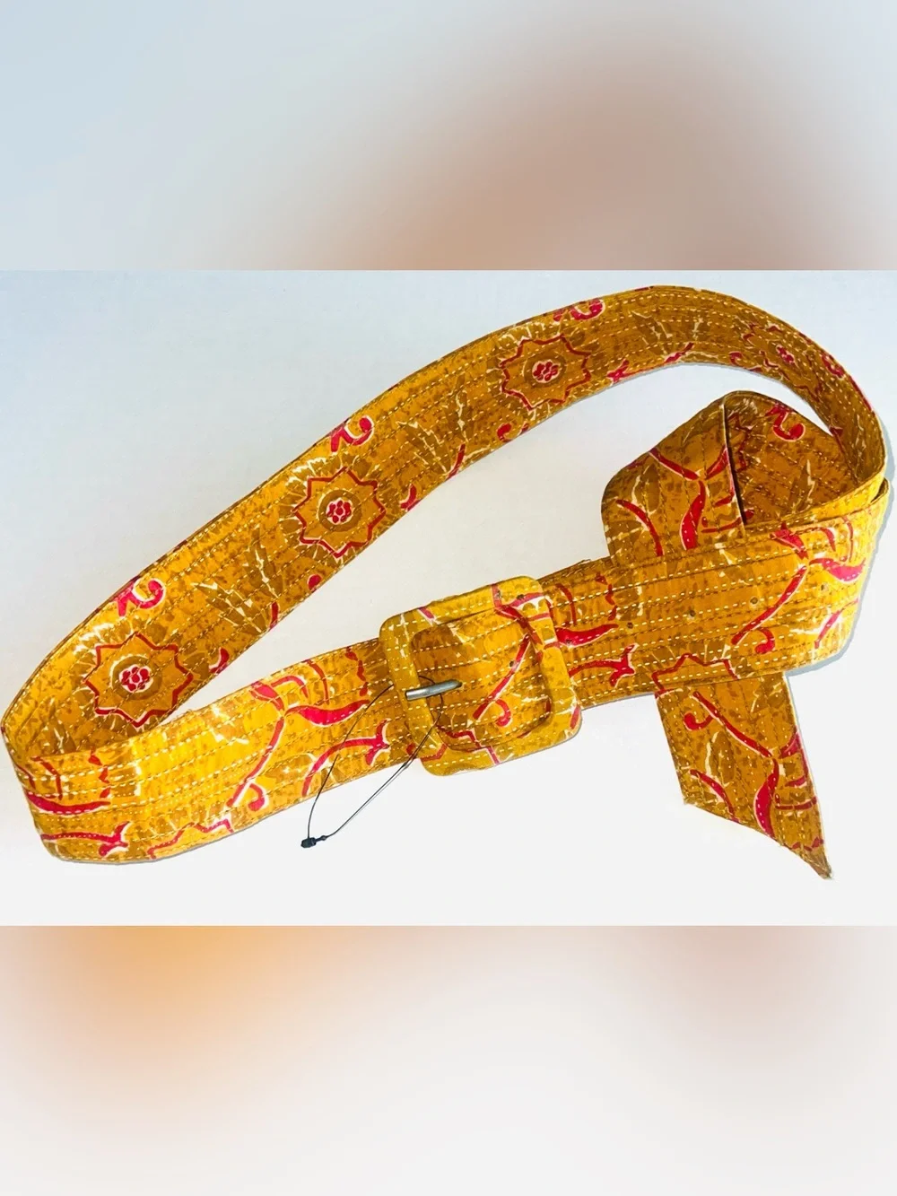 Free People Frisco Long Fabric Belt NWOT O/S